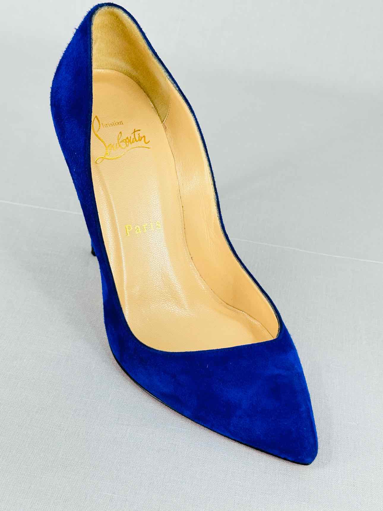 CHRISTIAN LOUBOUTIN Blue Size EU 36 Pumps