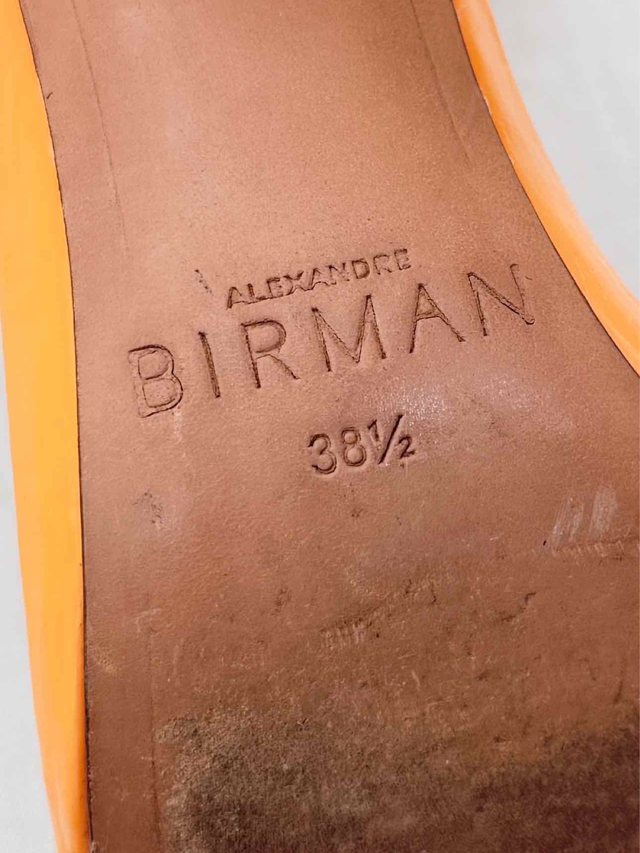 ALEXANDER BIRMAN Orange Size EU 38.5 Heeled Sandals