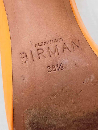 ALEXANDER BIRMAN Orange Size EU 38.5 Heeled Sandals
