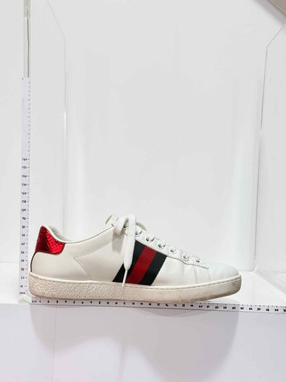 GUCCI Ace Bee White Multicolor Size EU 36 Sneakers