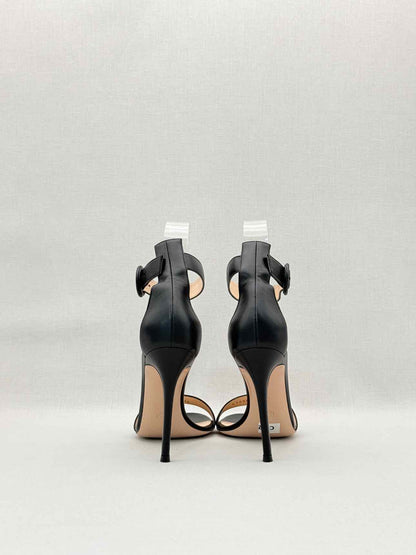 GIANVITO ROSSI Black Size EU 38 Heeled Sandals