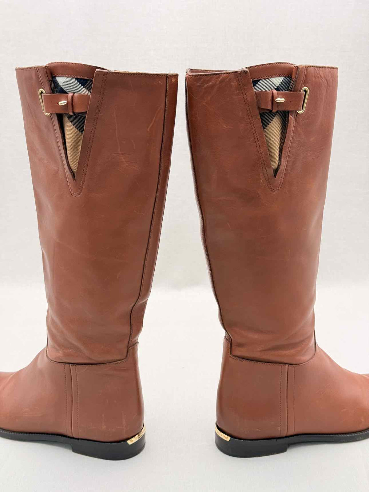 BURBERRY Mapledene Brown Size EU 35 Knee High Boots