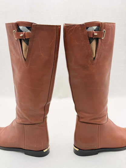 BURBERRY Mapledene Brown Size EU 35 Knee High Boots