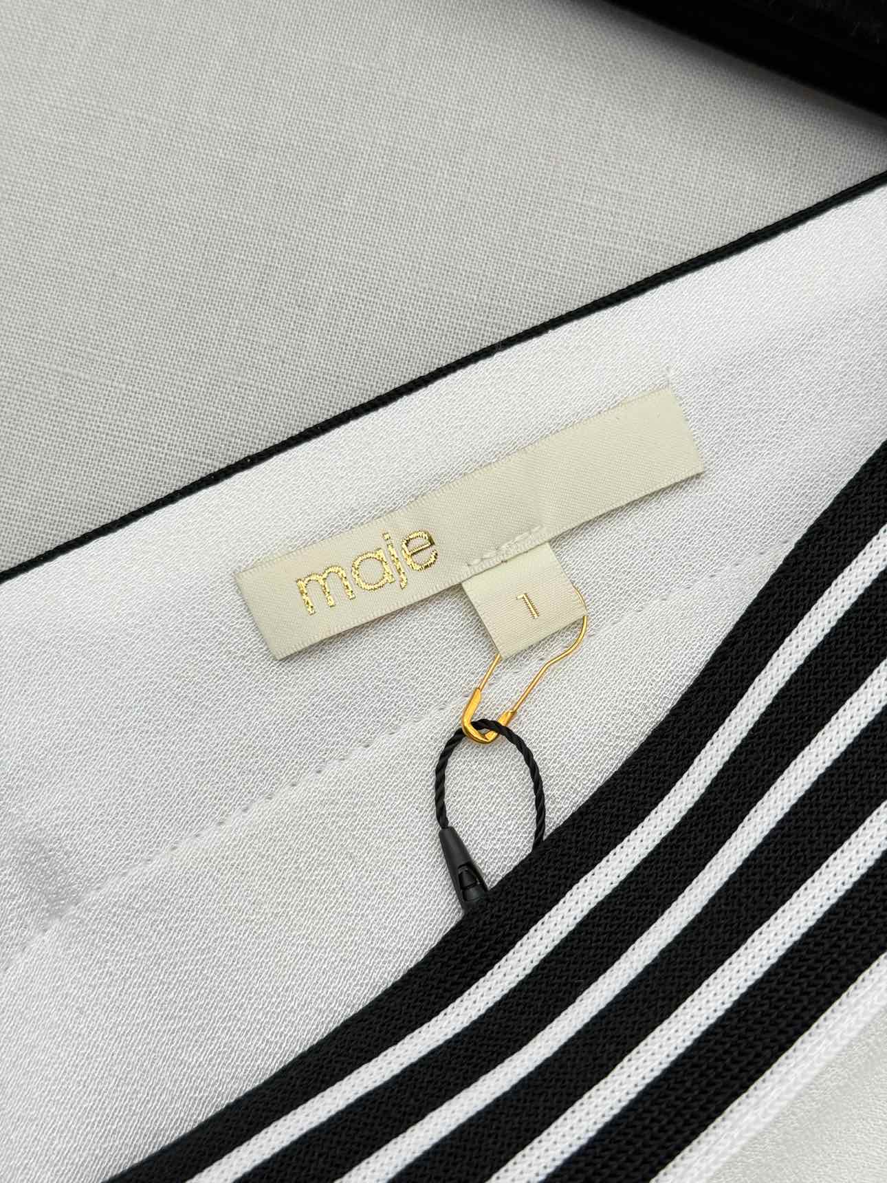 MAJE Lorni Off-white Size Small Top