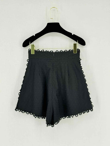 ZIMMERMANN Alia Black Ruffled Size US 0 Outfit Set