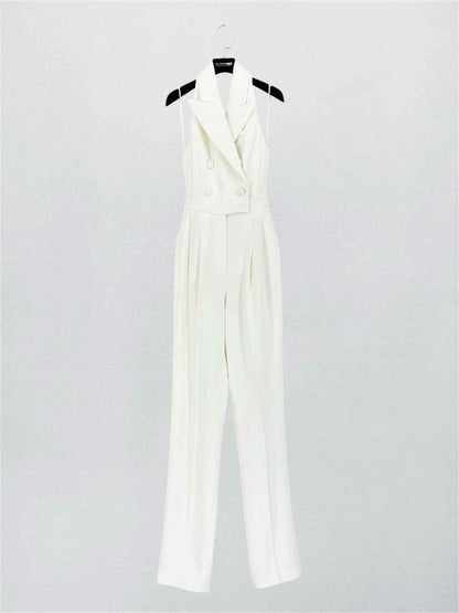 MICHAEL KORS Tuxedo White Size US 0 Jumpsuit