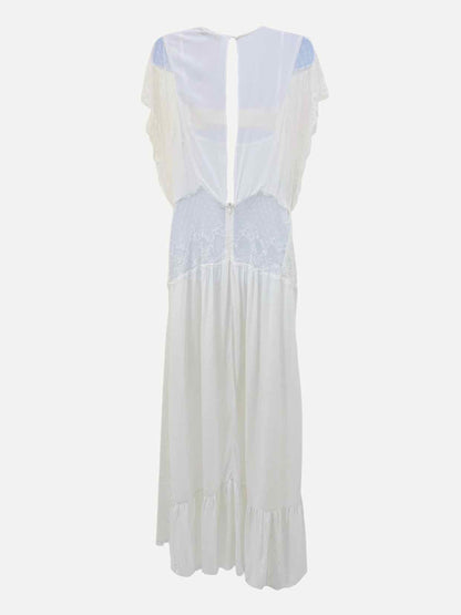 SANDRO White Long Dress