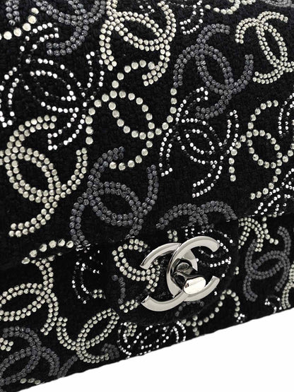 CHANEL Paris-Shanghai Pudong Flap Black Shoulder Bag