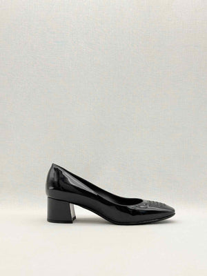 BOTTEGA VENETA Black Woven Size EU 36.5 Pumps