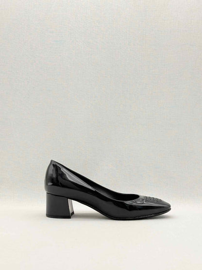 BOTTEGA VENETA Black Woven Size EU 36.5 Pumps