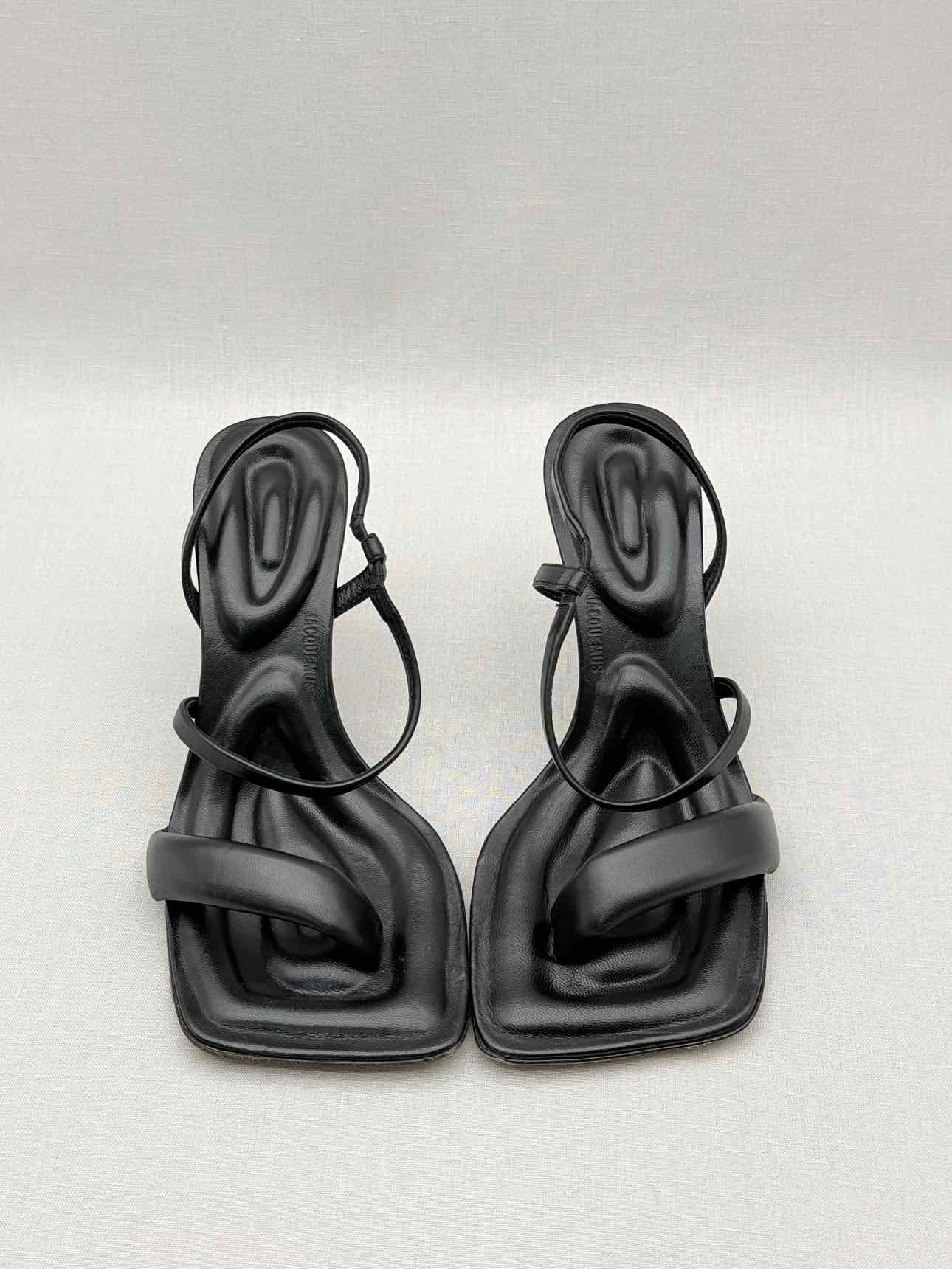 JACQUEMUS Les Limone Black Size EU 36 Heeled Sandals