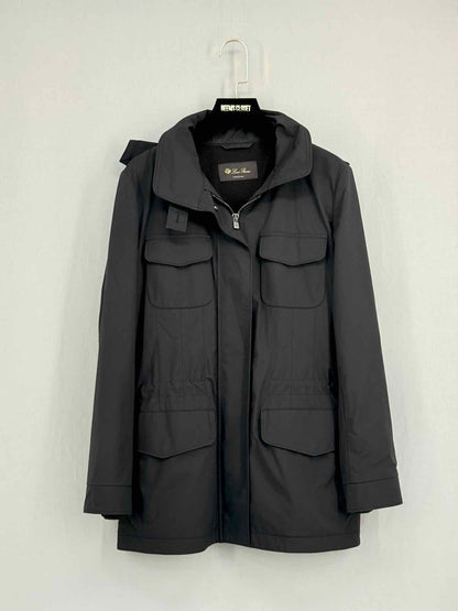 LORO PIANA Windmate Black Size US 6 Jacket