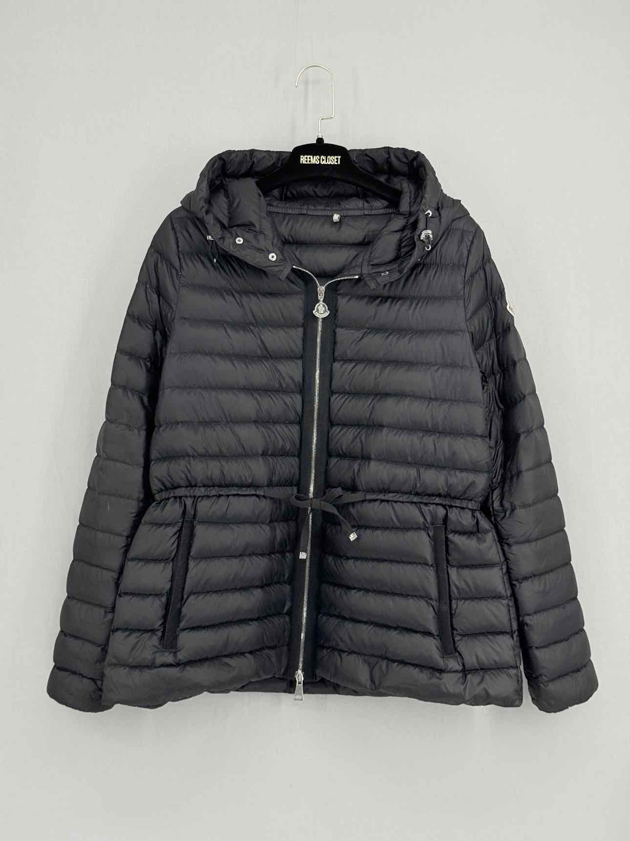 MONCLER Black Quilted Size US 0 Jacket