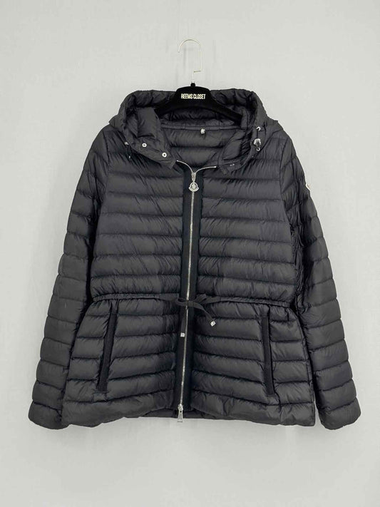 MONCLER Black Quilted Size US 0 Jacket