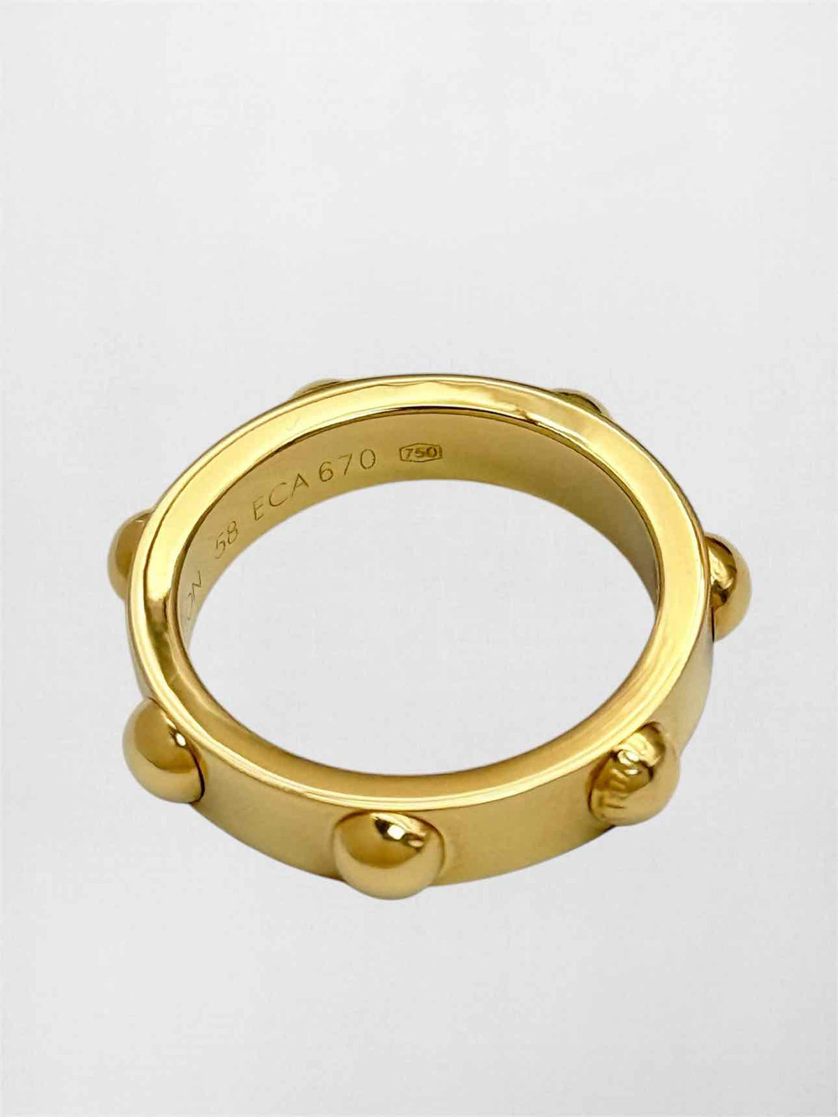 LOUIS VUITTON Petit Bourg Empreinte Ring