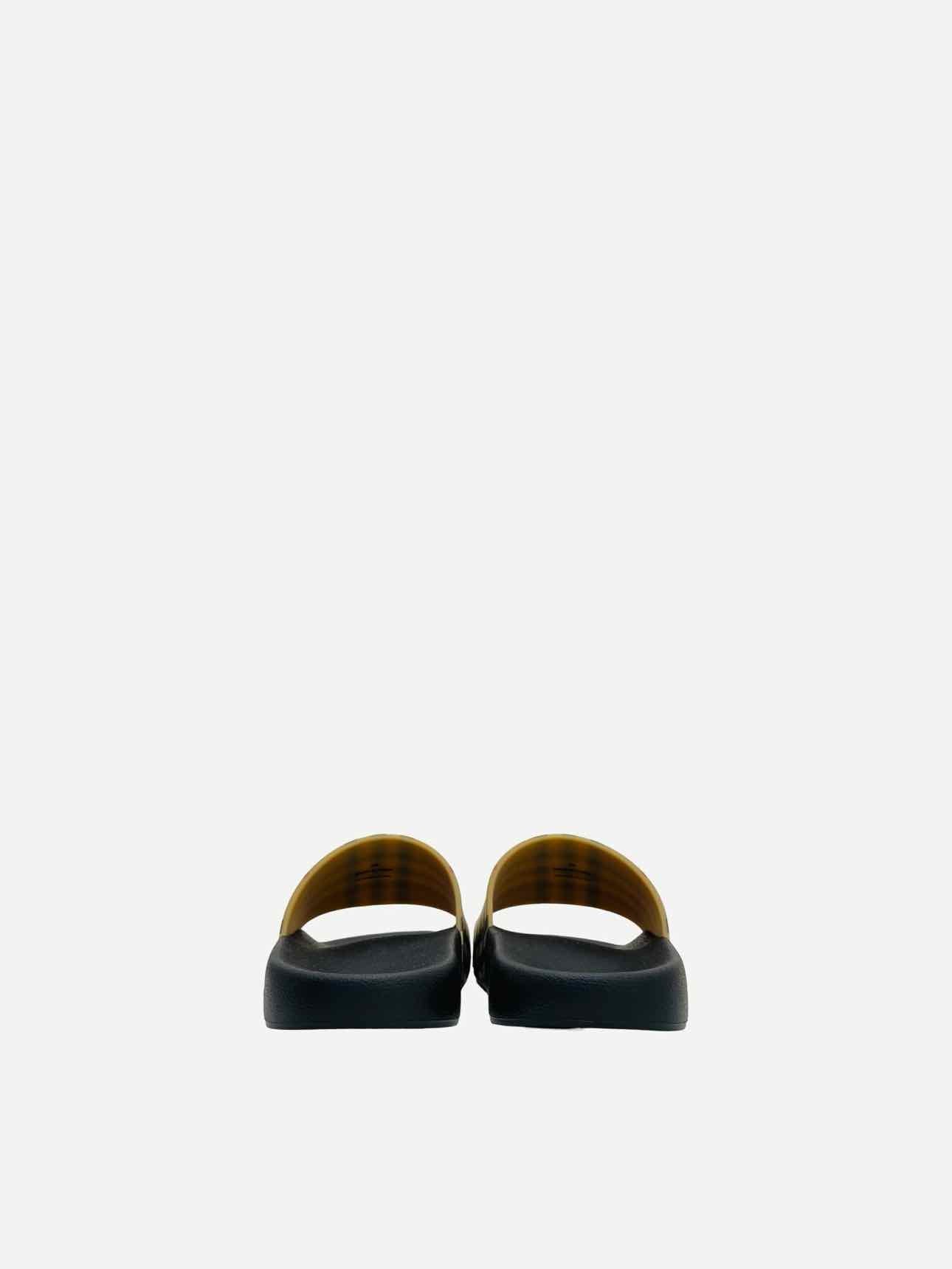 BURBERRY Beige Check Slides 36