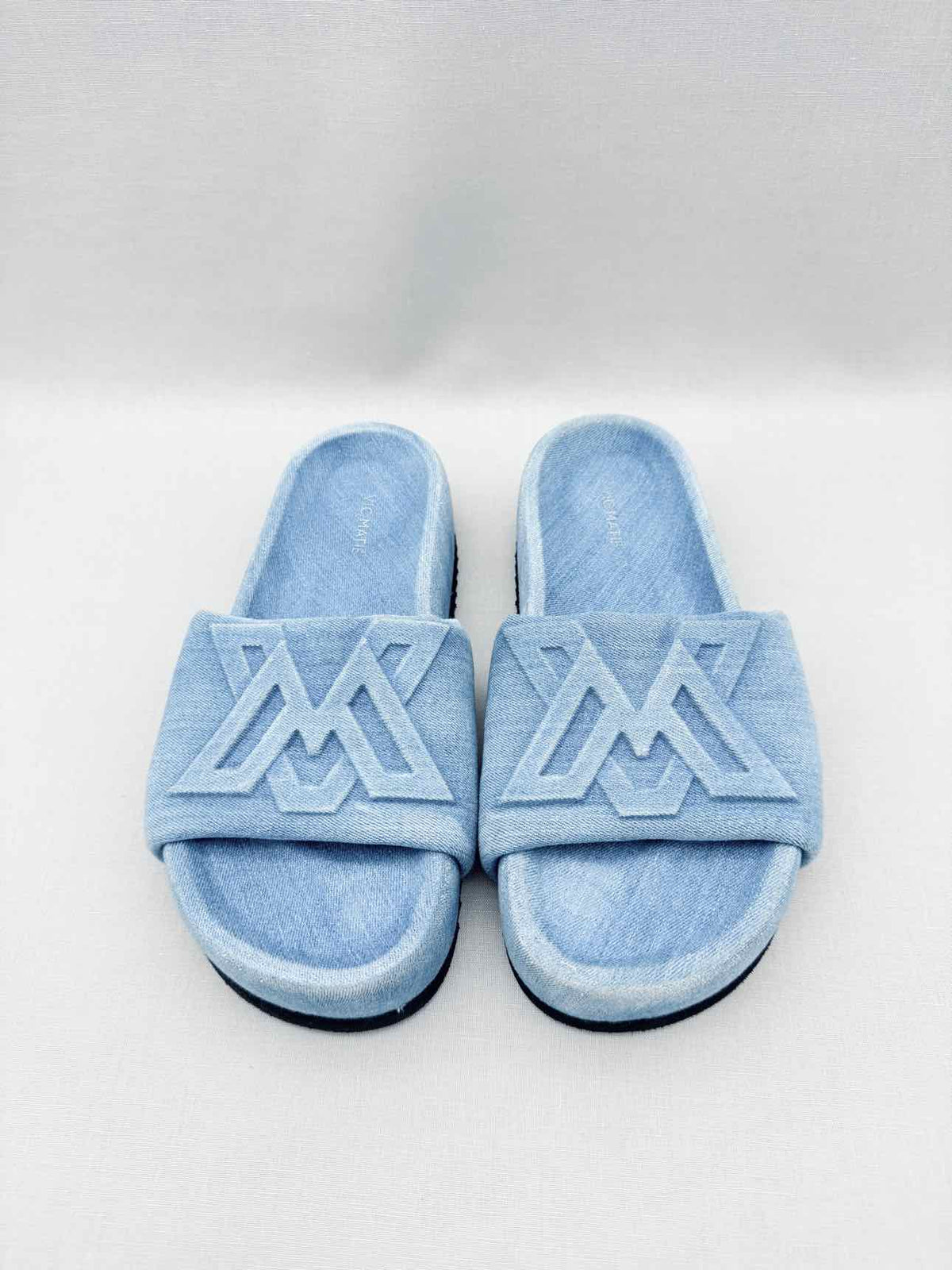 VIC MATIE Denim Blue Size EU 38 Slides