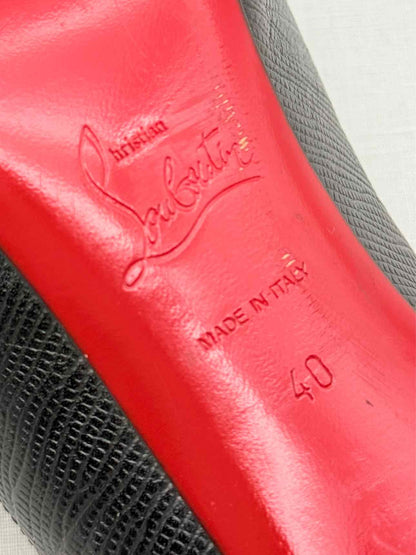 CHRISTIAN LOUBOUTIN Black Size EU 40 Pumps