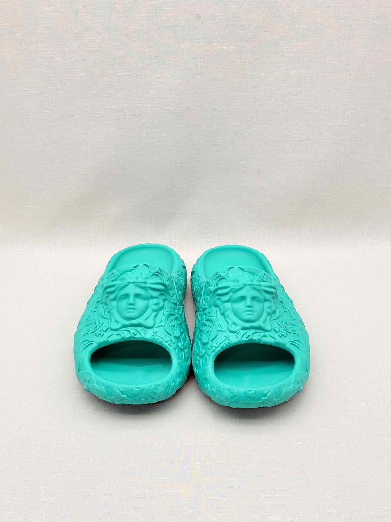 VERSACE Medusa Turquoise Size EU 43 Slides