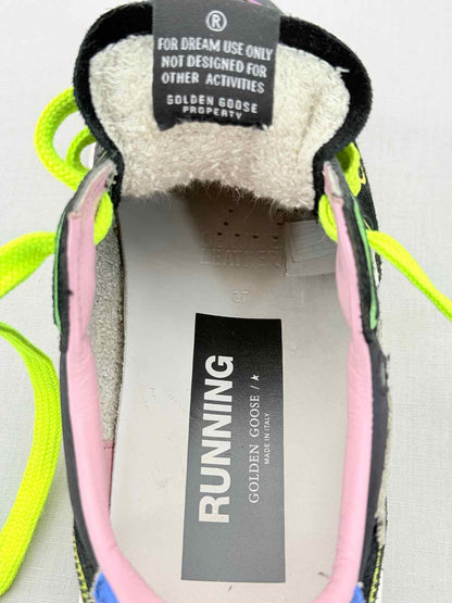 GOLDEN GOOSE Black Multicolor Size EU 37 Sneakers