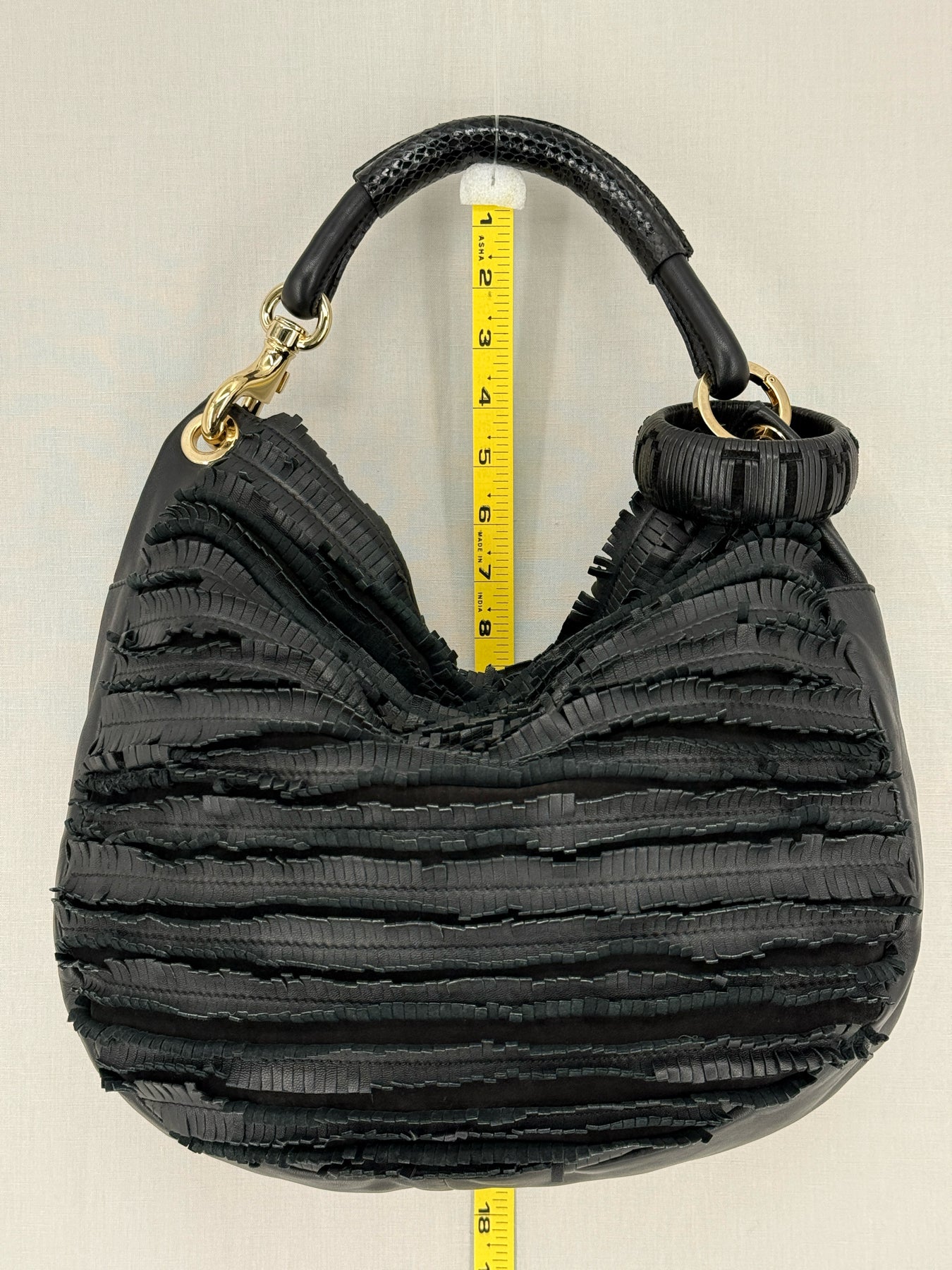 JIMMY CHOO Sky Black Hobo bag