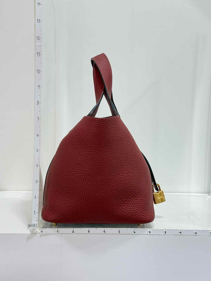 HERMES Picotin Rouge H Top Handle