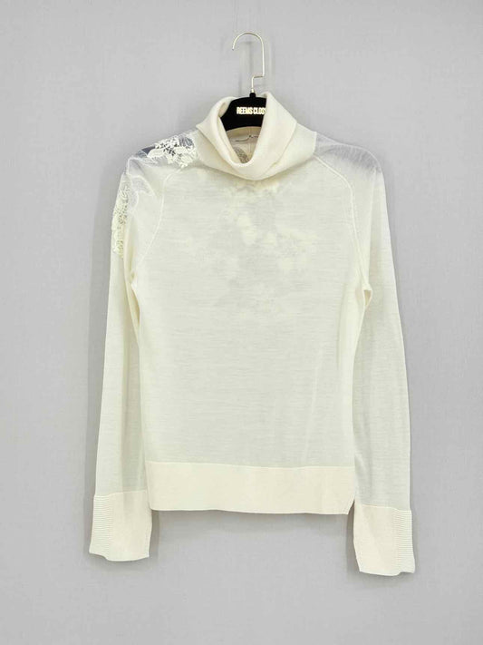 ERMANNO SCERVINO Cream Size Medium Sweater