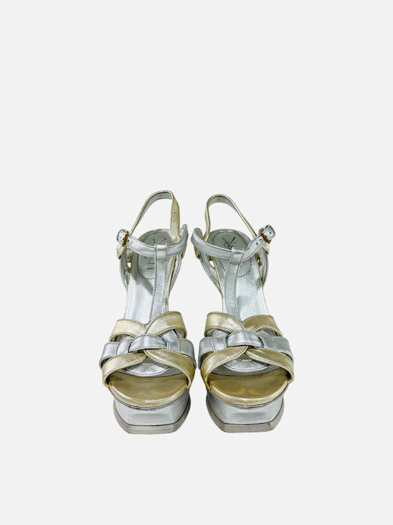 YVES SAINT LAURENT Size EU 39.5 Heeled Sandals
