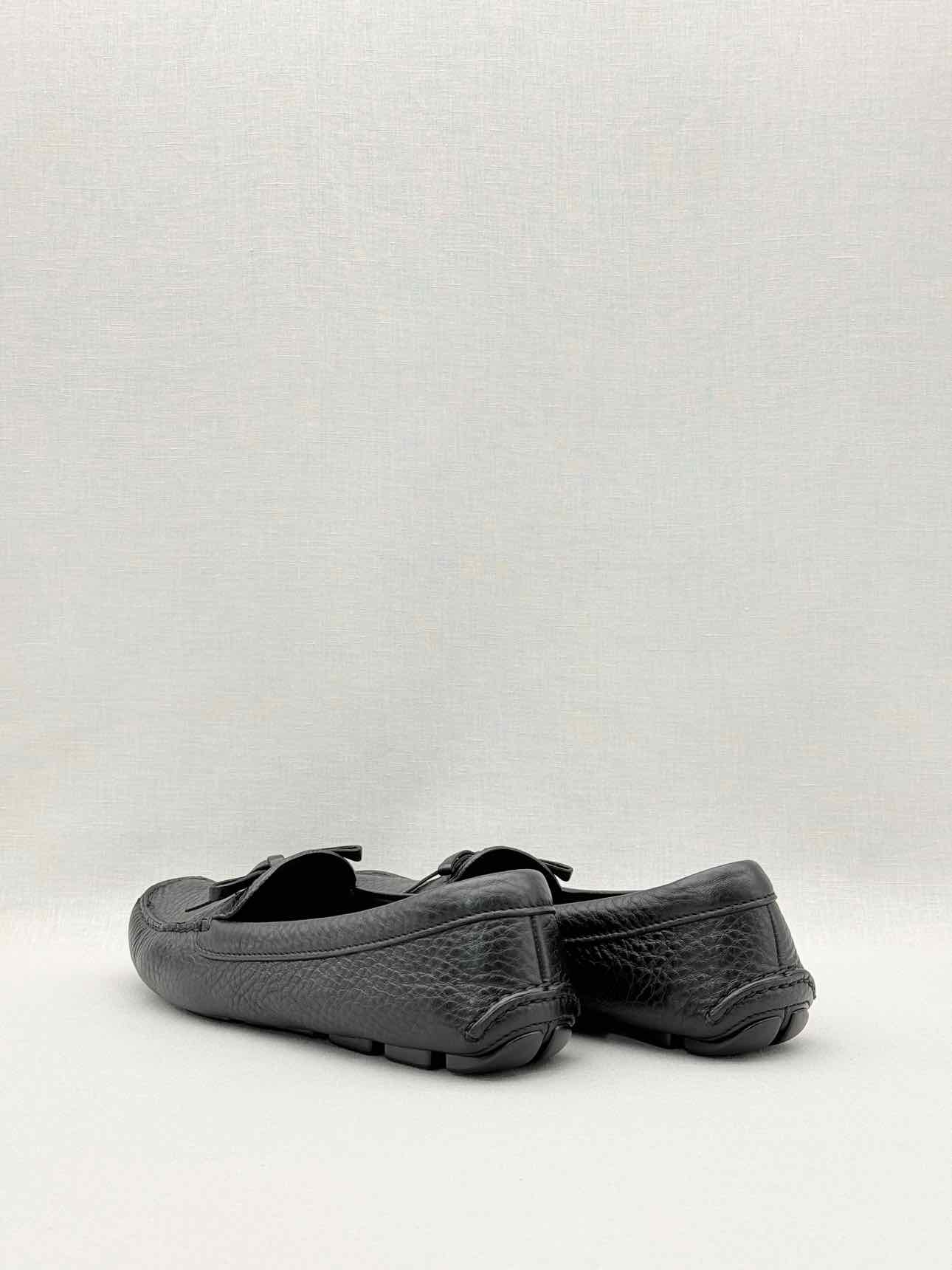 PRADA Black Size EU 38 Loafers