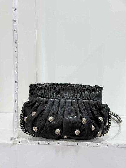 DIANE VON FURSTENBERG Belle Black Clutch