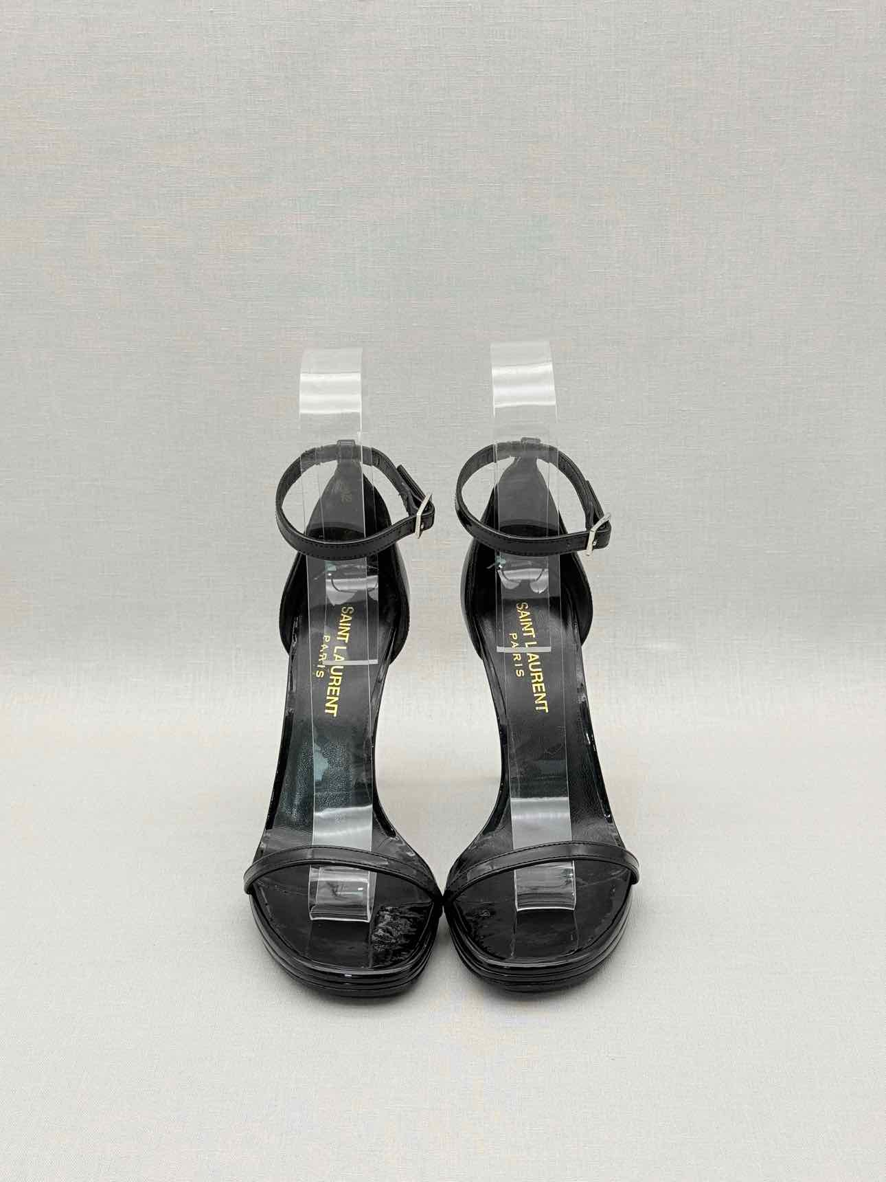 SAINT LAURENT Jane Black Size EU 35 Heeled Sandals