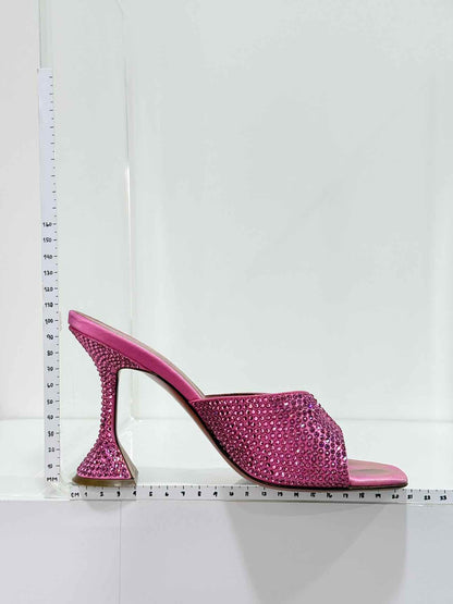 AMINA MUADDI Lupita Pink Size EU 38 Mules