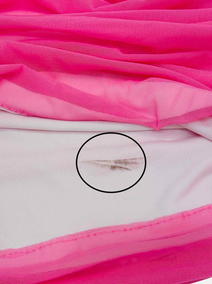 NORMA KAMALI Ruched Pink Size XSmall Knee Length Dress