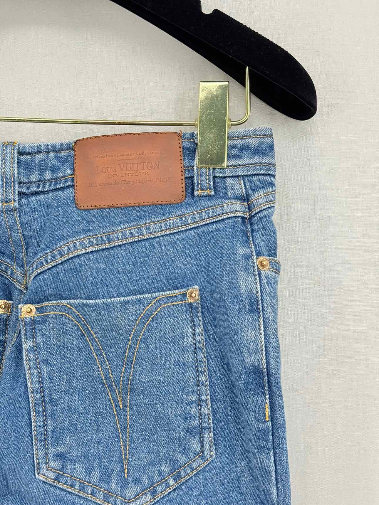 LOUIS VUITTON Blue Size 28 Jeans