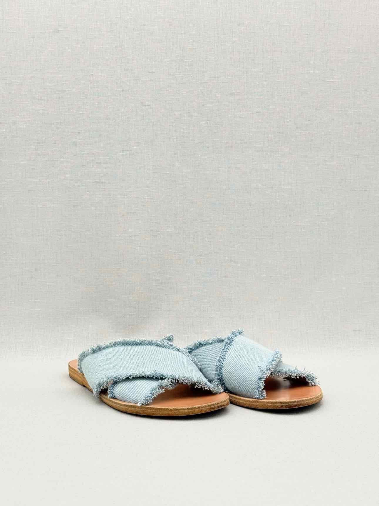 ANCIENT GREEK SANDALS Thais Blue Size EU 37 Sandals