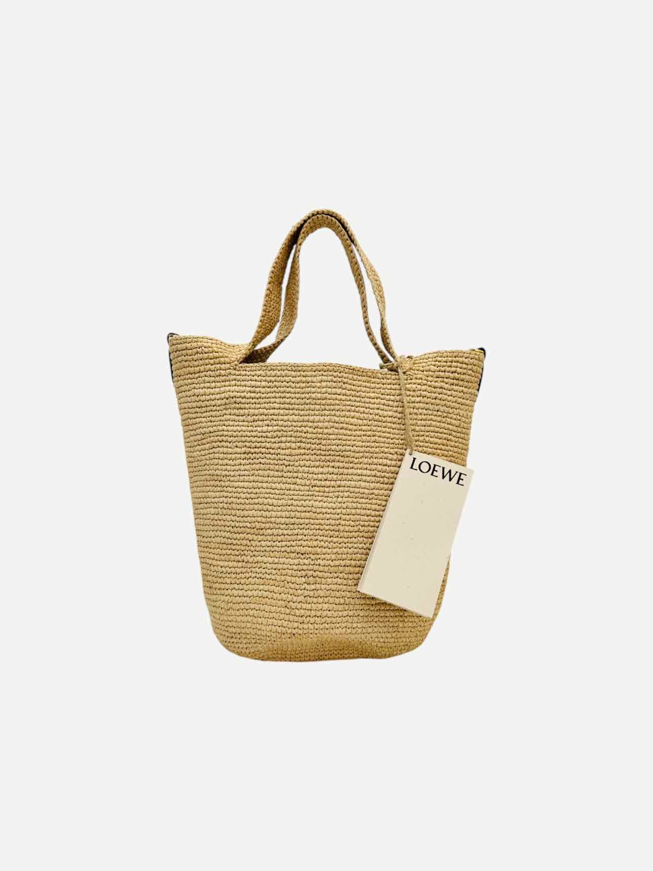 LOEWE Slit Tan Tote Bag