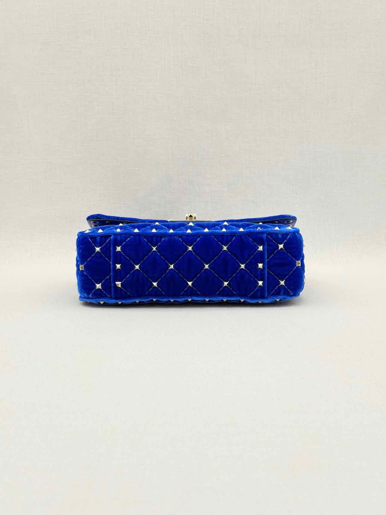 VALENTINO GARAVANI Rockstud Royal Blue Shoulder Bag