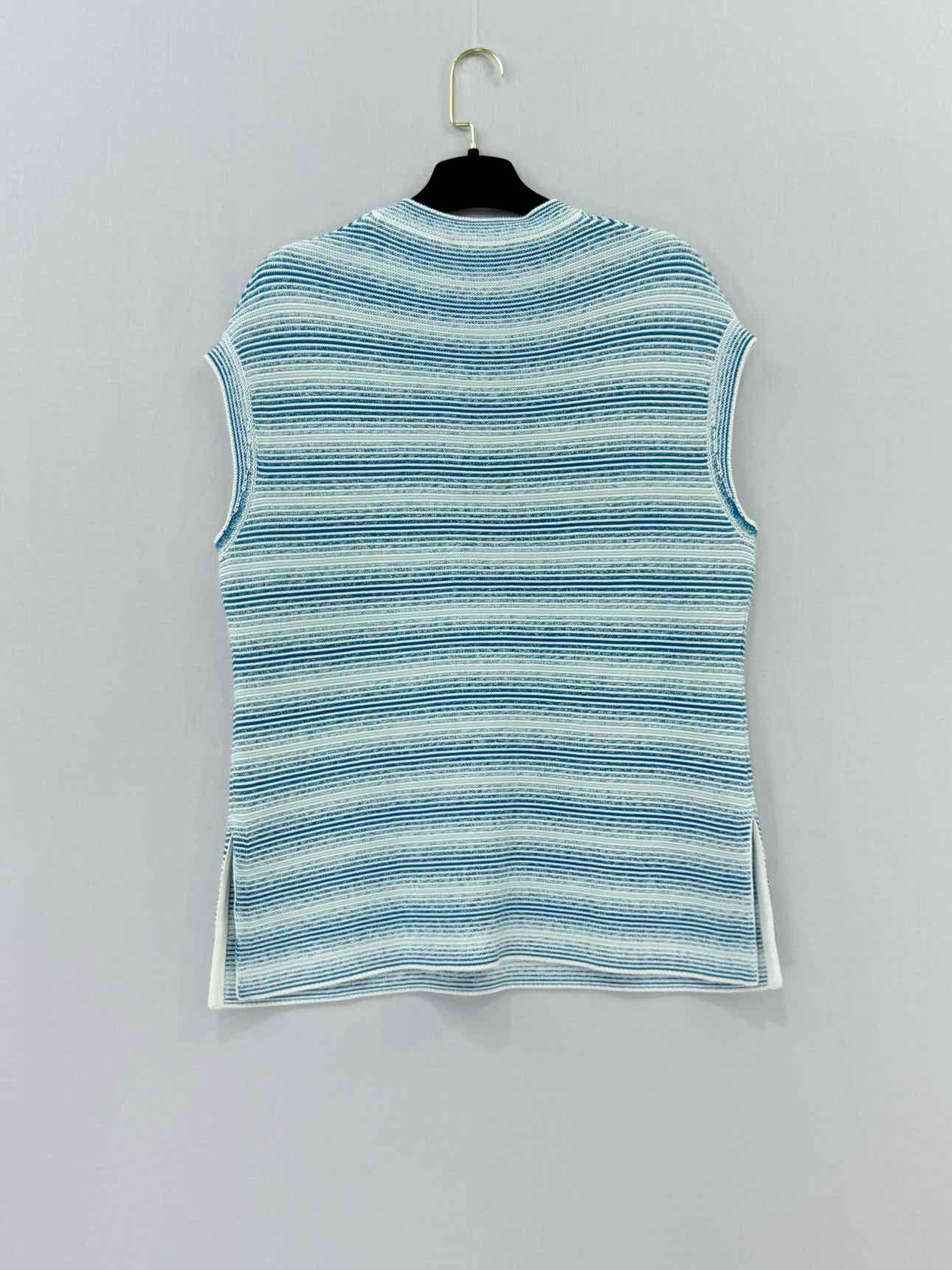 LORO PIANA Knitted Blue Size US 6/8 Top & Pants Outfit