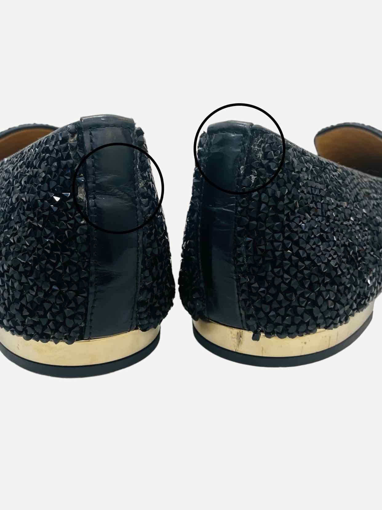 DSQUARED2 Black Size EU 38 Smoking Slippers