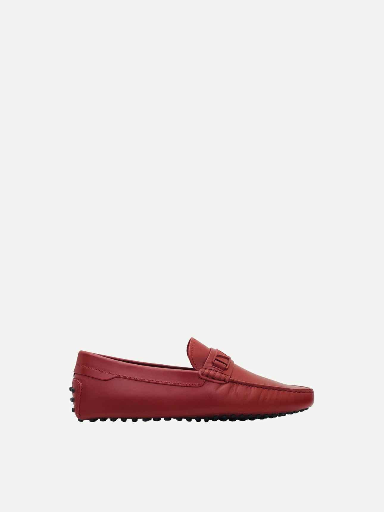 Pre - loved TOD'S Driving Red Loafers 41 at Reems Closet