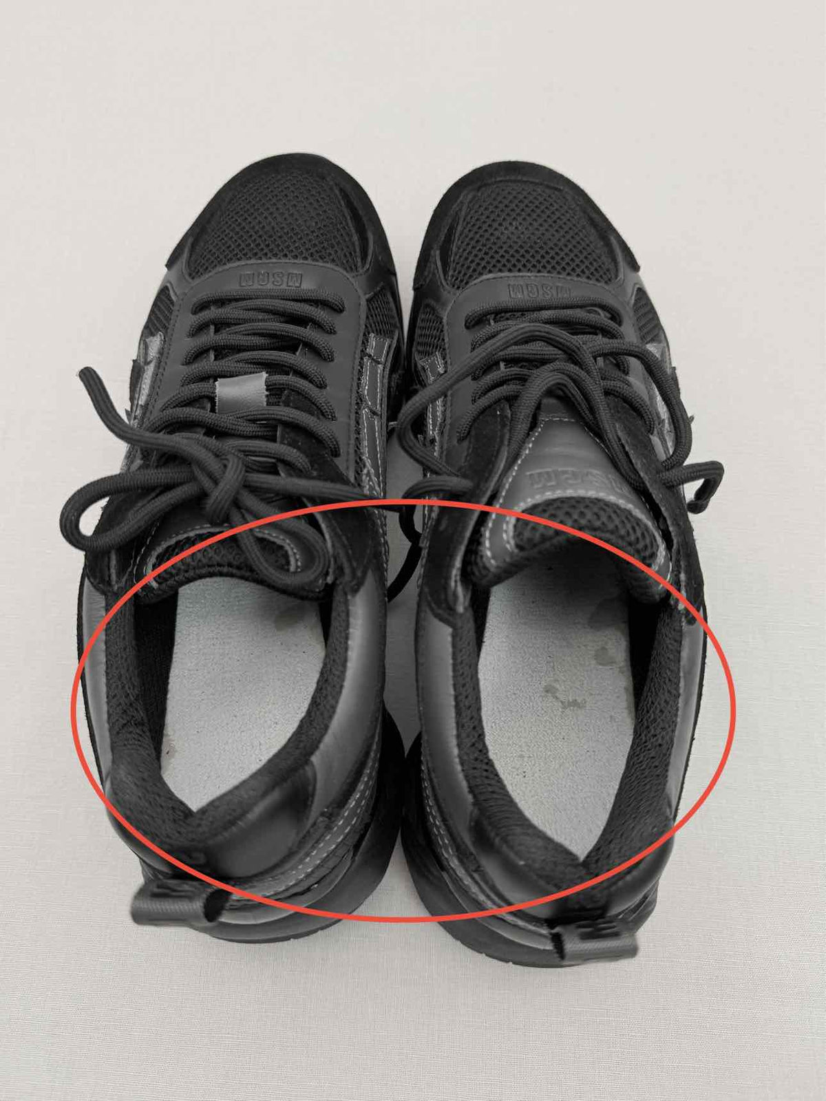 MSGM Vulcano Black Size EU 41 Sneakers