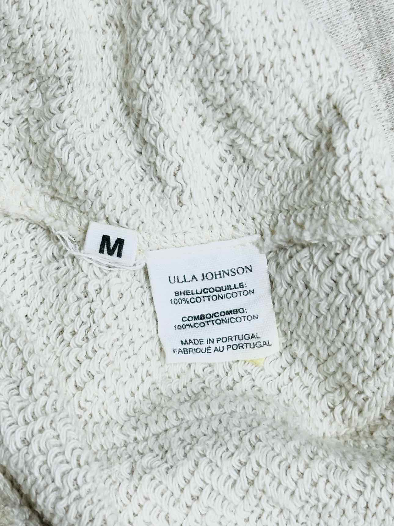 ULLA JOHNSON Philo Cream Size Medium Top & Pants Outfit