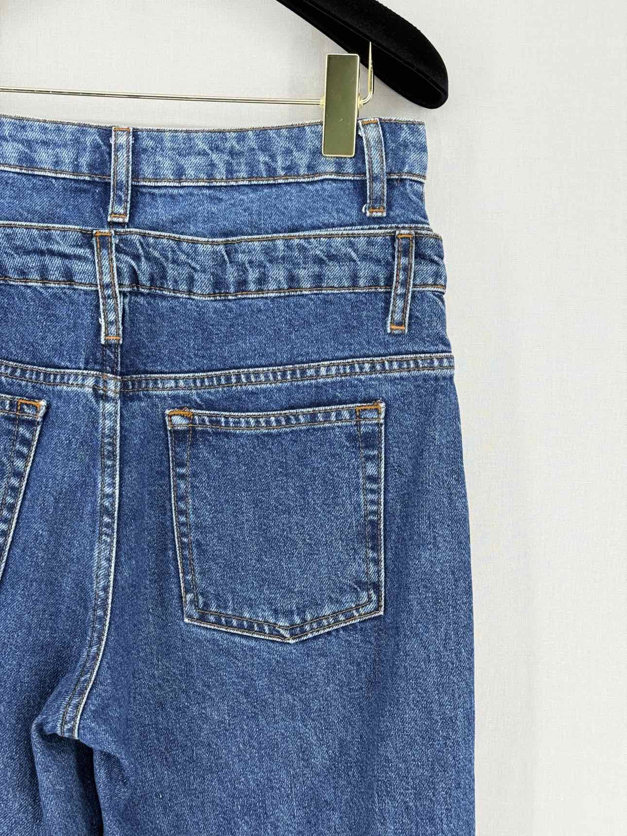 SANDRO Kitty Double High waisted Blue Size US 6 Jeans
