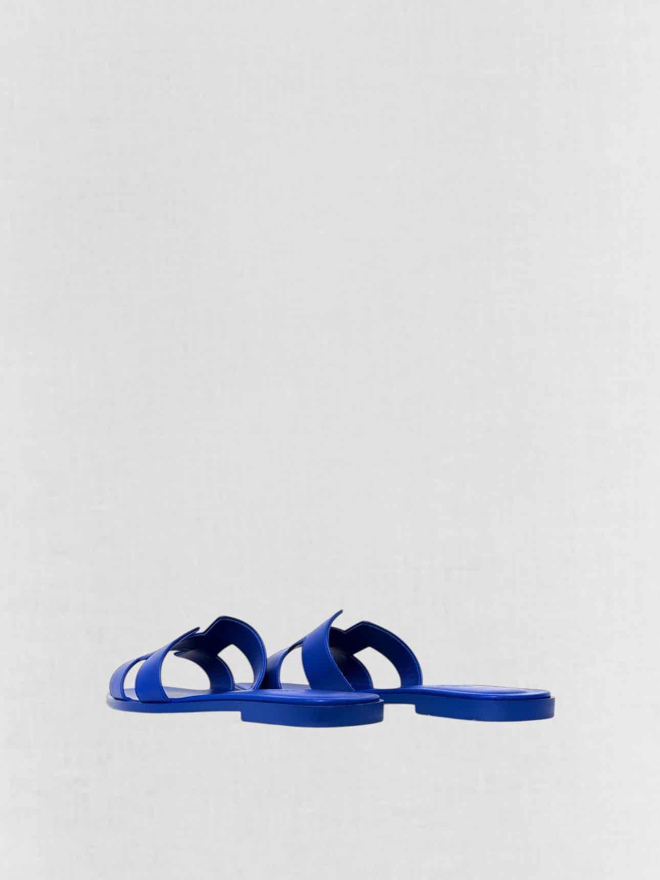 HERMES ORAN Blue Size EU 39 Sandals