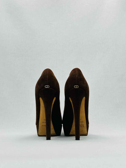 DIOR Miss Dior Brown Size EU 38.5 Pumps