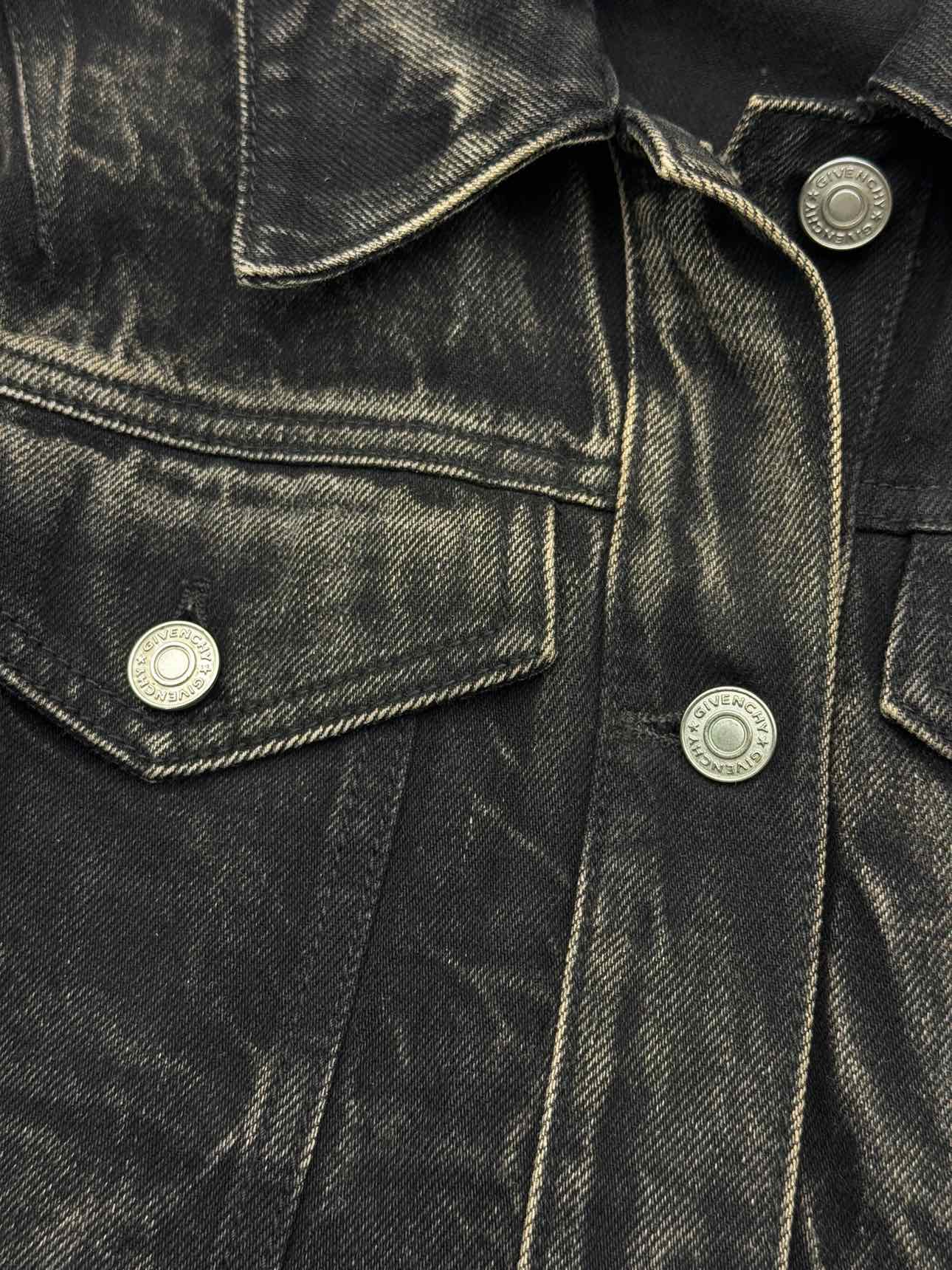 GIVENCHY Black Washed Size US 8 Jacket