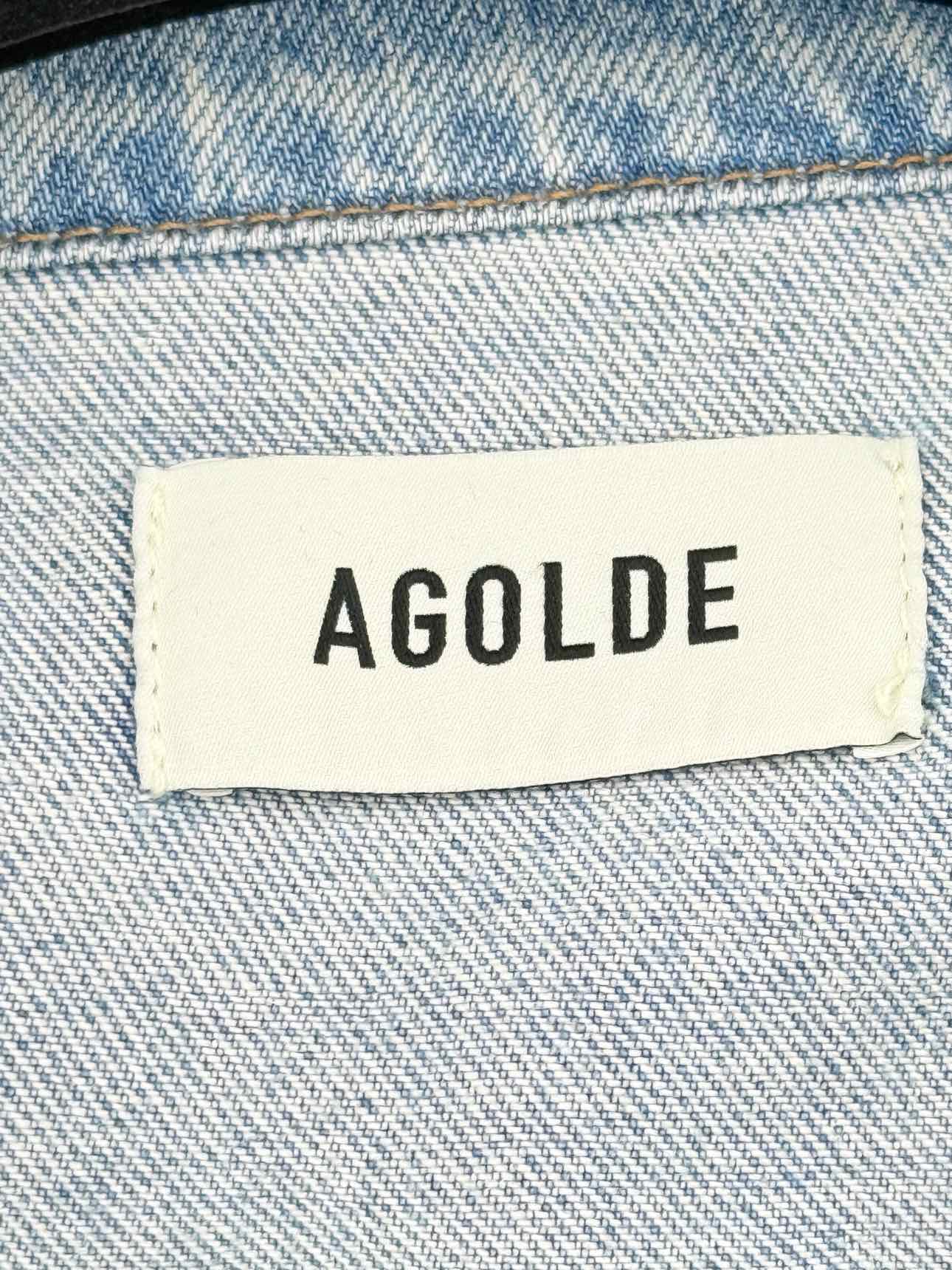 AGOLDE Wayne Dropped Blue Size Medium Jacket