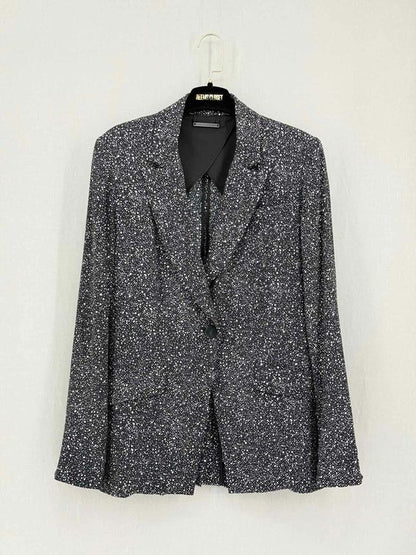 DIANE VON FURSTENBERG Galaxy Speckled Size US 8 Jacket