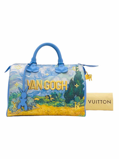 LOUIS VUITTON Van Gogh Blue Multicolor Top Handle