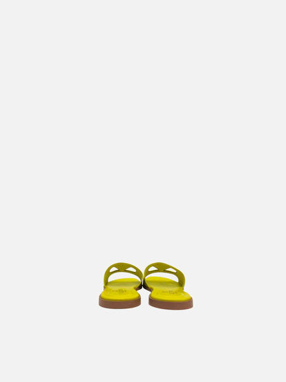 VALENTINO Vlogo Yellow Sandals 42